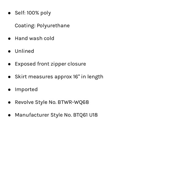 Revolve Superdown Faux Leather Mini Skirt - Picture 8 of 8